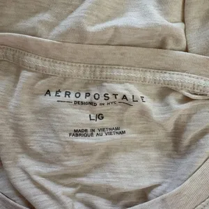 Aeropostale Graphic Tee Size L Tan Logo 87 thumbnail 5