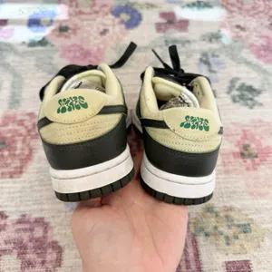 Nike Womens Dunk Low LX Avocado Shoes Size 5.5 DM7606 300 Black Green EUC thumbnail 6