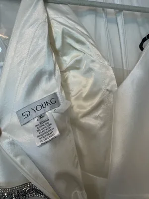 Ed young wedding dress White Size XL thumbnail 7