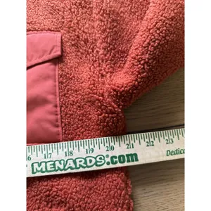 Old Navy Women Size Medium Sherpa Jacket Zip Pockets Polyester Fall Autumn Cozy thumbnail 5