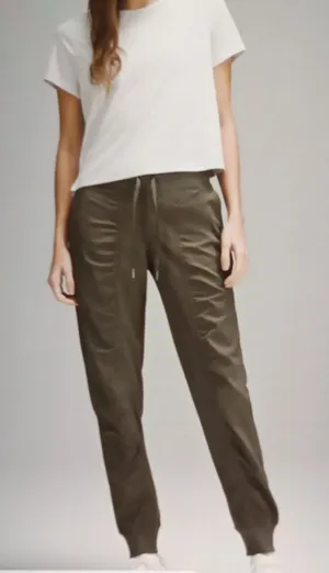 Lululemon Dance Studio Mid Rise Jogger Full Lenght Army Green Womens 12 thumbnail 1