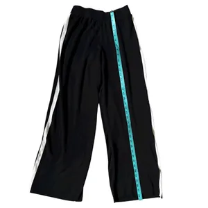 Petal and Pup Black Track Pants White Stripe Wide Leg Size Large Gorpcore Grunge thumbnail 4