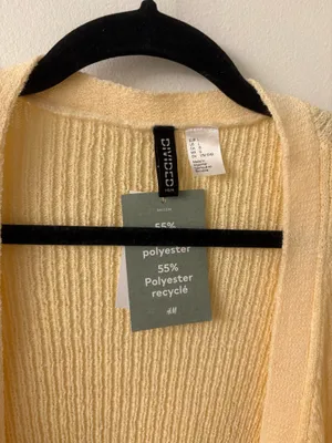 H&M Yellow Cardigan thumbnail 2
