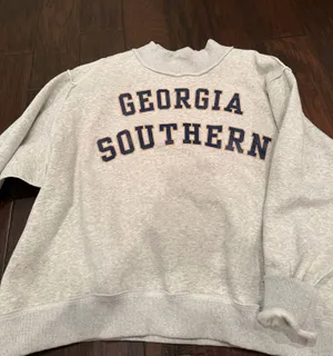 Georgia Southern Mockneck White Size M thumbnail 1