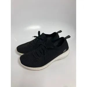 Skechers Ultra Flex Sneakers Women 8 Black Good Air-Cooled Memory Foam knit thumbnail 3