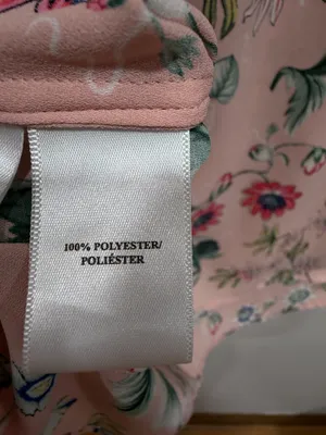 Ann Taylor Pink Floral Blouse Button Front Career Top  Size Medium thumbnail 8