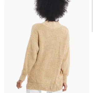 Able Rose Relaxed Tunic Turtleneck Sweater Tan Size XS thumbnail 2