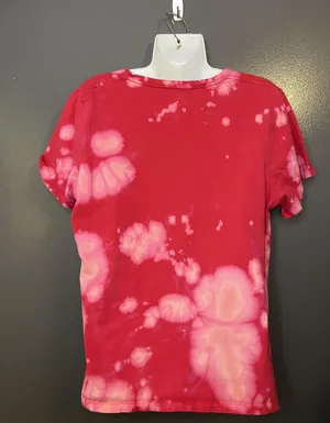Tampa Bay Buccaneers Shirt Womens XL Red NFL Football Tie Dye Fanatics V Neck thumbnail 6