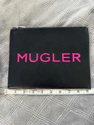 Mugler Parfumes pouch and scarf set Blue thumbnail 2