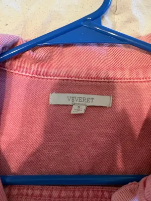 Pink Jean Veveret Jacker thumbnail 2