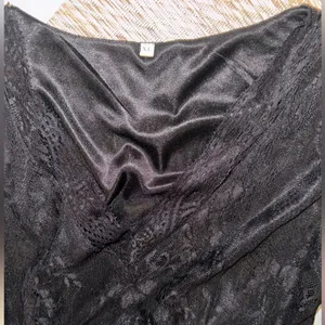 Whimsigoth Black Lace Top Rose Skirt Evening Prom Dress X-Large 3/4 sleeve thumbnail 6