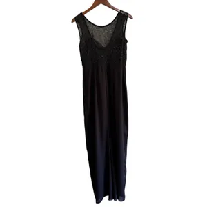 Susan Roselli Maxi Dress Size 6 Black Sleeveless Evening‎ Party Gown thumbnail 10