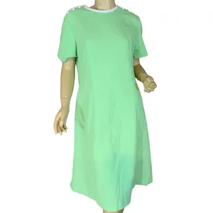 Vintage Holly Hill 1960'S Green Shift Dress (Appx Large) thumbnail 2