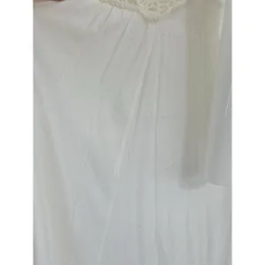Lilbetter Womens Ivory Crochet Halter Maxi Dress Boho Beach Resort Vacation S thumbnail 10