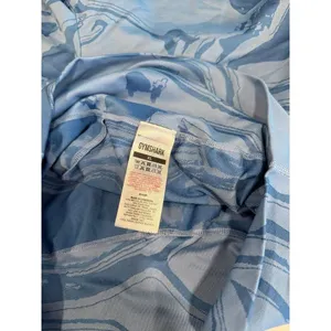 Gymshark GS Power Jacquard Shorts in a blue print marble pattern XL thumbnail 4