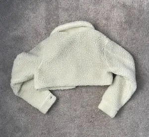 Naked Wardrobe Cropped Sherpa Jacket thumbnail 3