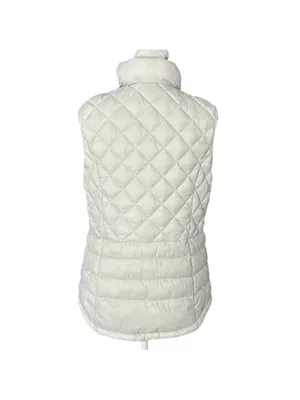 ZeroXposur Elena Quilted Vest with Pockets Full Zip White Size Small thumbnail 2