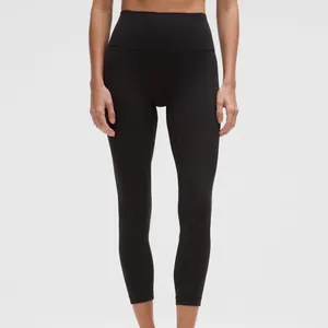 Lululemon Wunder under high rise black 25 in legging size 6/ basically new thumbnail 2