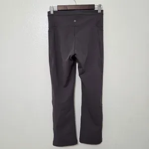 NWT Halara High Waisted Drawstring Pocket Skinny Cropped Yoga Pants Medium thumbnail 3