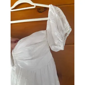 Lulus Cutest Icon White Embroidered Off-the-Shoulder Mini Dress Babydoll Size S thumbnail 6