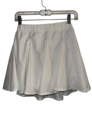 Year of Ours Women’s The Tennis Skort Athletic Skirt White Small Elastic Waist thumbnail 4