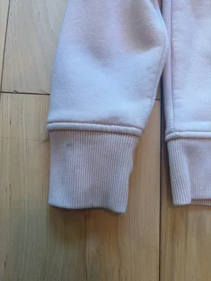 Carhartt Rose Pink Clarksburg Relaxed Fit Sleeve Logo Hoodie XS thumbnail 2