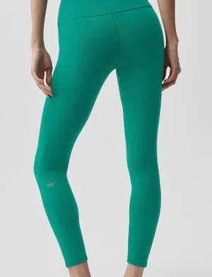 ALO Airbrush Leggings in Emerald Size Small thumbnail 2
