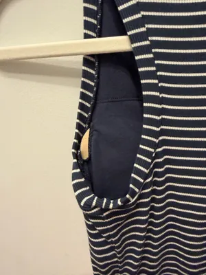 Target All in Motion Navy and White Midi Dress thumbnail 4