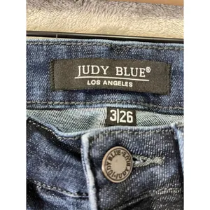 Judy Blue Skinny Jeans‎ Dark Wash Stretch Denim Minimalist Everyday Casual 26 thumbnail 3