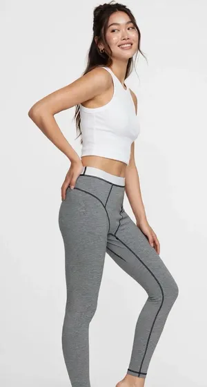 Fabletics Leggings Medium Gray Activewear Athleisure Gym Yoga thumbnail 1