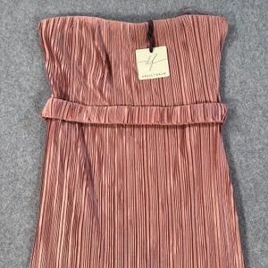 Dress Forum Los Angeles Strapless Midi Dress Women's Medium Champagne Belted New thumbnail 2