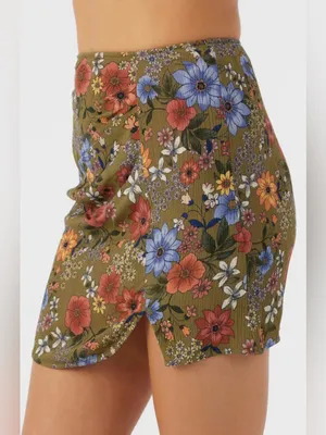 O’Neill Bandi Mini Skirt – Olive/Floral – S thumbnail 3