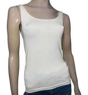 Wolford Women’s Size S White Ivory Classic Seamless Sleeveless Tank Top thumbnail 1