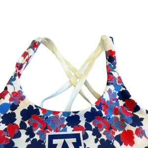 Certo University of Arizona Wildcats Red White Blue Sports Bra Bralette XS NWT thumbnail 3