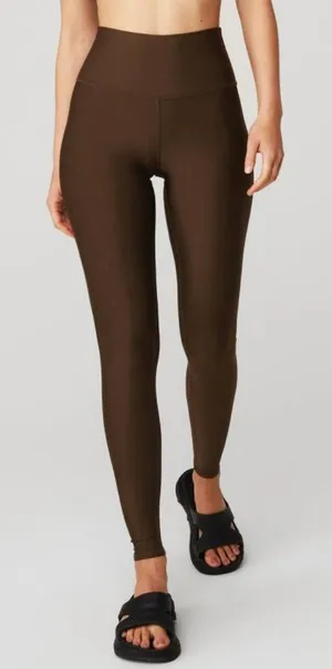 Alo 7/8 High-Waist Airlift Leggings Espresso Hi-Rise Waisted Skinny Tights Pants thumbnail 1