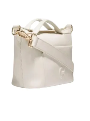 NWT Cole Haan Leather Grand Ambition Small Duffle Shoulder Bag Silver Birch thumbnail 15