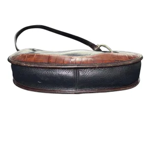 Brighton Shoulder Bag Women Small Black Brown Good Heart Hardware A407547 thumbnail 6