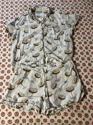 Crafted By Mahogany Espresso Martini Pajama Set size large thumbnail 1