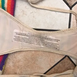 Forever 21 Y2K colorful crochet string bikini swim bottoms size‎ small boho cute thumbnail 8