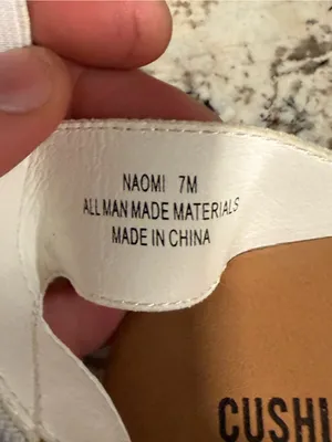 CUSHIONAIRE Women's Naomi Cork Wedge Sandal Strappy White Size 7M thumbnail 8