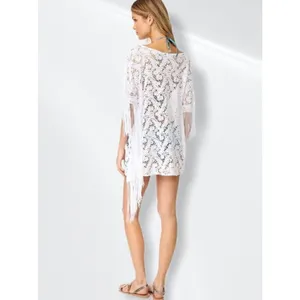 New Pilyq water lily fringe coverup. XS/S. Regularly $179 thumbnail 4