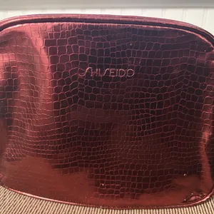 Shiseido Metallic Red Makeup Pouch thumbnail 1