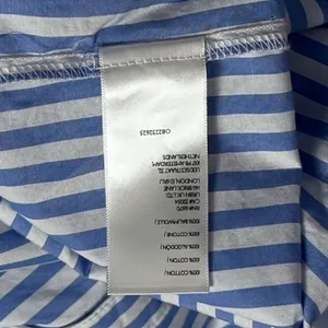 NEW Free People Sabine Striped‎ Articulated Button up Shirt Preppy Coastal XL thumbnail 12