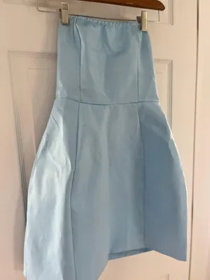 Light Blue Mini Dress thumbnail 2