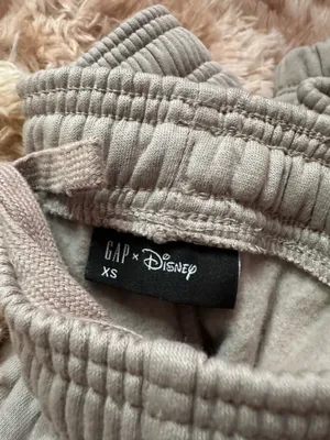 Gap X Disney Taupe Jogger Pants With Logo Size Xs thumbnail 4