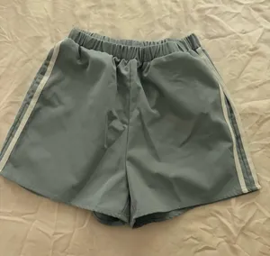 Cider Women’s Light Blue Athletic Shorts with White Side Stripes thumbnail 1
