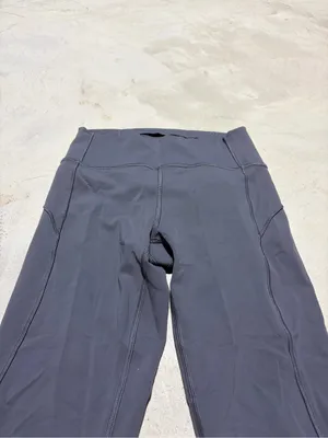 Lululemon in movement 7/8 Gray Leggings 6 thumbnail 3
