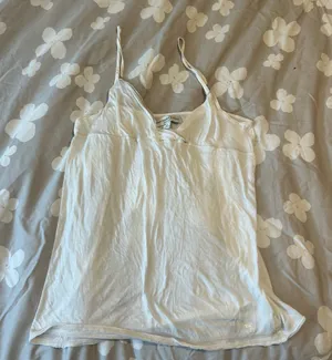 Abercrombie & Fitch white Tank Top thumbnail 1