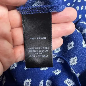 NWT Lulu’s Wander‎ West Navy Blue Southwest Print Maxi Dress Sz XS/S thumbnail 8