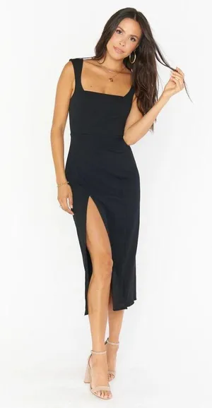 Show Me Your Mumu Eden Dress in Black Stretch M thumbnail 9